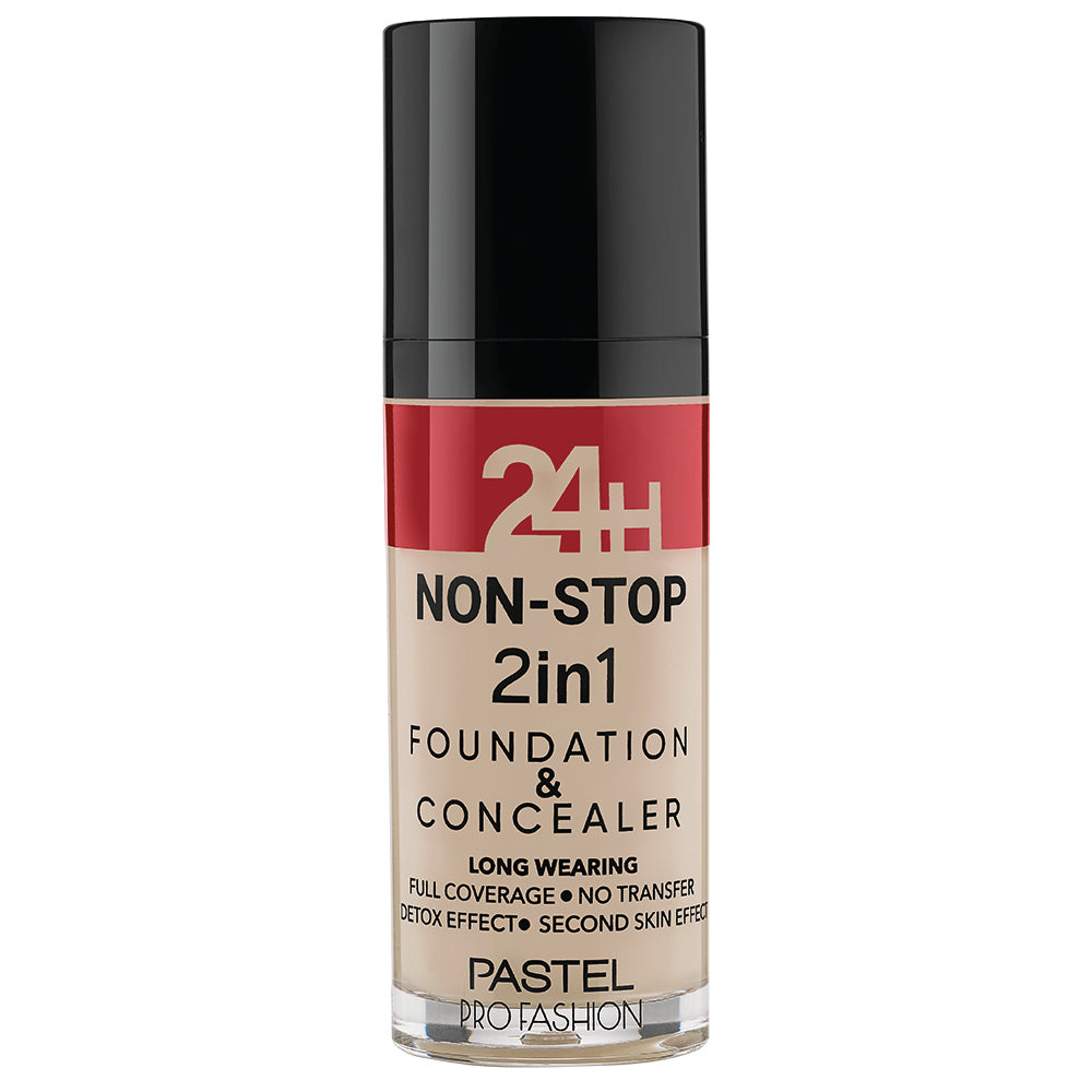 Pastel Profashion 24H Non-Stop 2in1 Foundation & Concealer 601 Cool