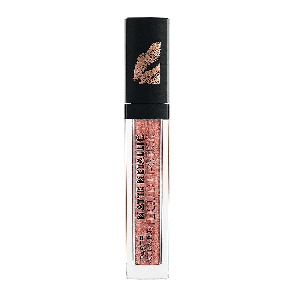 Pastel Profashion Matte Metallic Liquid Lipstick Pink Rose 501 Pastel
