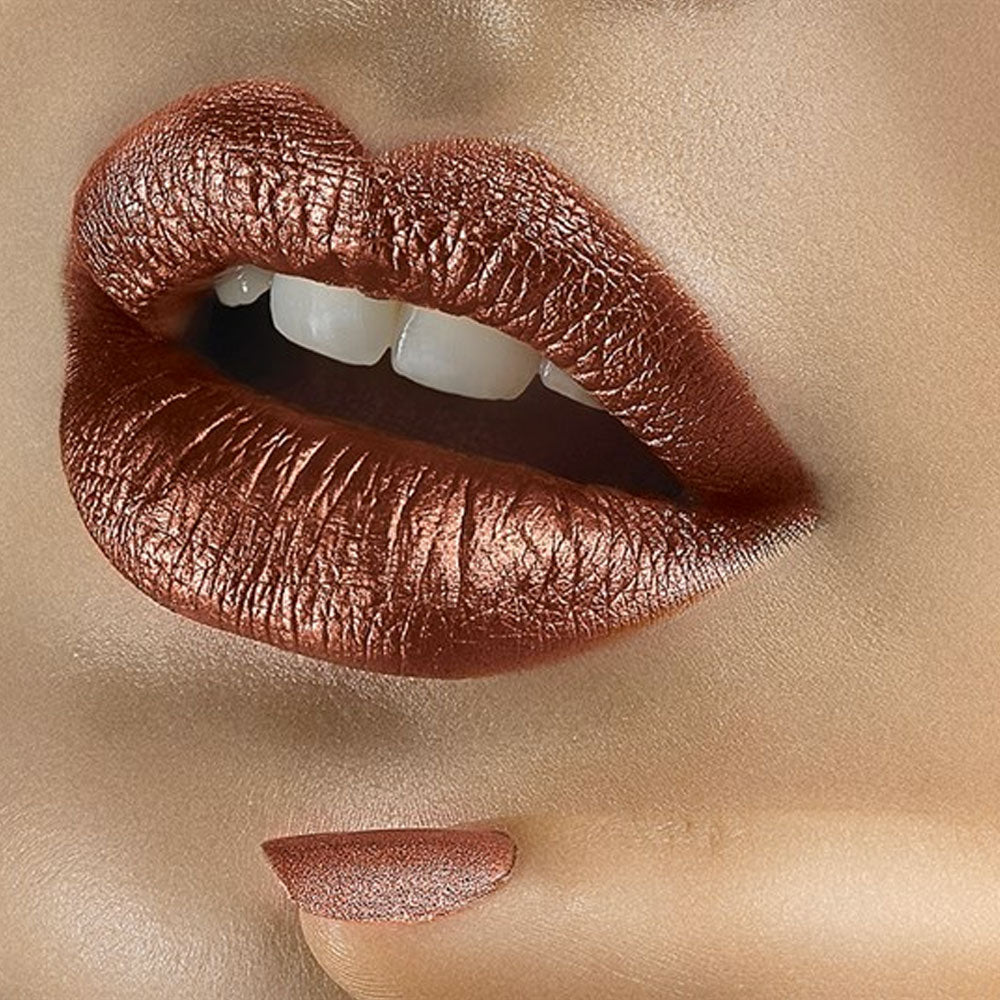 Pastel Profashion Matte Metallic Liquid Lipstick Golden Age 505